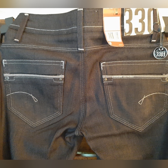 COPY - NWT G-Star Raw 3301 straight fit comfort deepened denim W27 L34 - Picture 6 of 8